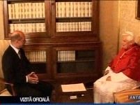 Băsescu l-a invitat pe Papa Benedict al XVI-lea în România, în ciuda comunicatului patriarhiei