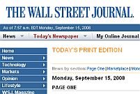 Wall Street Journal împrumută elemente ale siteurilor de socializare, precum LinkedIn sau Facebook