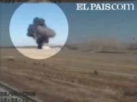 Primele imagini de la accidentul aviatic din Spania, postate pe internet (VIDEO)