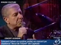 Leonard Cohen aniversează 74 de ani pe scena stadionului Arcul de Triumf