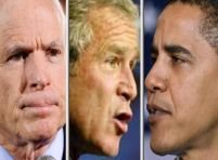Obama, McCain şi Bush, la Casa Albă. Planul de salvare a economiei americane eşuează