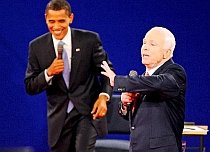 Cursa pentru Casa Albă: Înţepături între Obama şi McCain, la o dezbatere fără stereotipuri