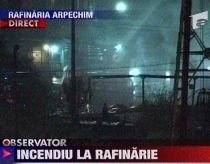 Incendiul de la rafinăria Arpechim a fost stins