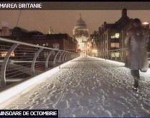 Marea Britanie, acoperită de zăpadă. Ninsoare abundentă în octombrie