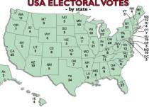 Cursa pentru Casa Albă. Harta colegiilor electorale din SUA