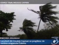 Uraganul Paloma va lovi insulele Cayman cu rafale de aproape 185 km/h