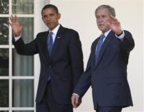 Obama a ajuns la Casa Albă pentru a se întâlni cu Bush 