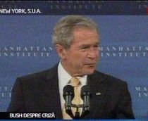 Înainte de summitul G20, Bush declară: Este nevoie de o înţelegere comună a crizei pentru a o depăşi