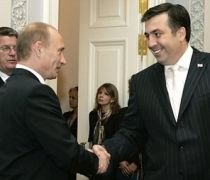 Putin a vrut să-l "spânzure de ouă" pe Saakasvili, preşedintele Georgiei