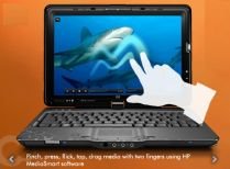 HP anunţă TouchSmart tx2, primul laptop cu display multi-touch