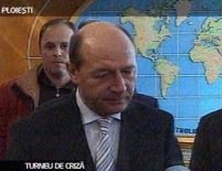 Băsescu, despre criza economică: Apocalipsa televizată nu e reală, industria românească funcţionează