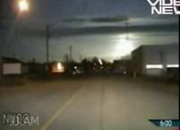Videonews.ro: Imagini inedite surprinse la pătrunderea unui meteorit în atmosfera terestră