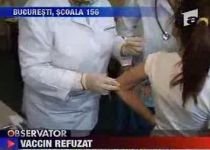 Miercuri au început vaccinările anti HPV. La şcoala 156 din Bucureşti, din 11 fete doar 3 au fost vaccinate