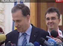 Geoană, cu Oprişan în spate: "Am primit mandatul de a negocia cu celelalte partide"