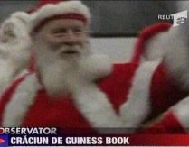 Sărbători în Bucureşti. 4.000 de Moşi Crăciuni vor defila prin capitală pentru a intra în Cartea Recordurilor