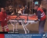 Ziaristul Cornel Nistorescu a accidentat două persoane aflate pe o motocicletă