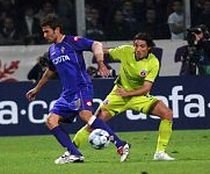 Steaua - Fiorentina 0-1: Gilardino i-a amuţit pe elevii lui Dorinel. Adio, UEFA!