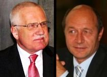 Traian Băsescu se întâlneşte la Cotroceni cu omologul său ceh, Vaclav Klaus