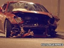 Cristiano Ronaldo şi-a distrus Ferrari-ul într-un accident (FOTO)