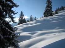 Zăpadă de 165 de centimetri în Făgăraş. Încălzirea vremii creşte riscul producerii avalaşelor
