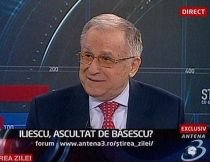Iliescu: Băsescu m-a sunat să îmi spună că totul e o făcătură