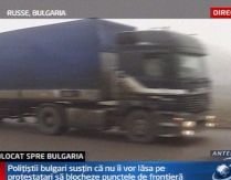 Blocaj la graniţă. Producătorii de lapte din Bulgaria protestează faţă de importurile de carnel şi lactate