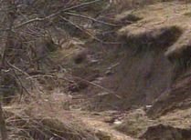 Alunecări de teren în Alba: Şase locuinţe, în pericol de a fi distruse