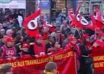 Grevă generală în Franţa: Sindicaliştii, nemulţumiţi de măsurile anti-criză (VIDEO)