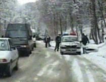 Traficul rutier în Pasul Gutâi, blocat din cauza zăpezii