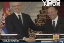 Pronosticuri la nivel înalt: Traian Băsescu şi Boris Tadici, despre meciul dintre România şi Serbia (VIDEO)