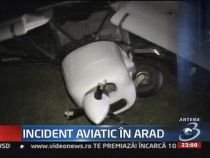 Un avion de mici dimensiuni s-a prăbuşit la Arad, în localitatea Şiria