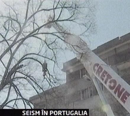 Cutremur de 5,5 pe scara Richter în Portugalia. Şi în Italia a avut loc o replică puternică, de 5,7