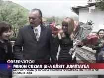 Miron Cozma şi-a găsit jumătatea. Luceafărul huilei s-a logodit cu avocata Monica Ionescu (VIDEO)