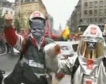Manifestaţii violente în Belgia: Salariaţii ArcelorMittal au protestat faţă de măsurile anticriză (VIDEO)