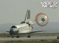 Naveta spaţială Atlantis a aterizat la baza aeriană Edwards din California (VIDEO)