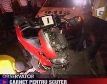 Poliţia Rutieră vrea să introducă permisele pentru scutere datorită numeroaselor accidente grave