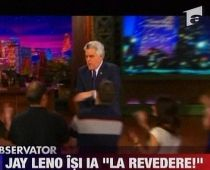 Jay Leno îşi ia vineri seară adio de la "The Tonight Show", după 17 ani (VIDEO)