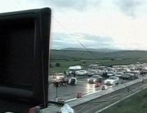 Cinematograf improvizat pe autostradă, la festivalul TIFF