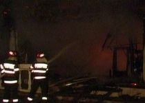 Pericol de explozie, în Capitală: Un restaurant în care se aflau cinci butelii a luat foc