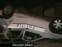 Infotrafic. Maşină de poliţie din Oradea, implicată într-un accident grav (VIDEO)