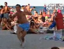 Dans ?made in? România. Cum se distrează oamenii pe plajă (VIDEO)