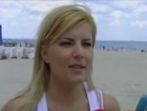 Elena Udrea a inspectat starea plajelor de la Marea Neagră (VIDEO)