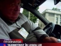 Taximetrist certat cu legea. După ce te încarcă la bani, te ameninţă cu bătaia (VIDEO)