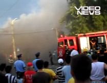 Incendiu în cartierul Andronache din Capitală. Două persoane s-au intoxicat de la fum (VIDEO)