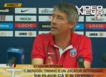 Bergodi vrea o victorie la scor cu Ujpest, dar nu îşi presează elevii (VIDEO)