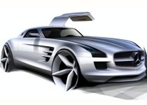 Mercedes anunţă oficial eDrive, varianta electrică a supermaşinii SLS AMG Gullwing (FOTO)
