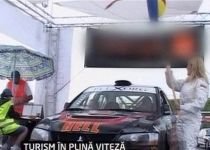 Elena Udrea a concurat la raliul Sibiului. Ministrul a dat şi startul într-o superspecială (VIDEO)
