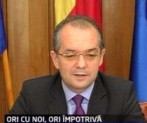 Emil Boc: PSD să se decidă dacă sunt solidari cu coaliţia sau au trecut în opoziţie