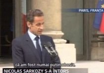 Nicolas Sarkozy i-a asigurat pe francezi că este perfect sănătos (VIDEO)