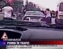 Bătaie în trafic. Şoferul unui BMW a sărit la cel al unei dube pe un bulevard din Capitală (VIDEO)